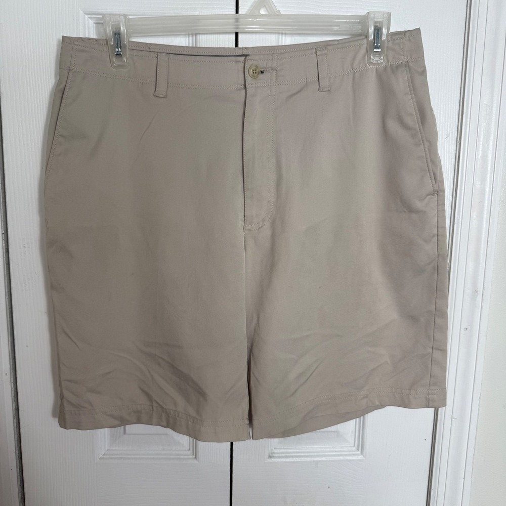 Pro Tour Performance Golf Shorts 34 Tan Beige Minimalist Athleisure Gorpcore